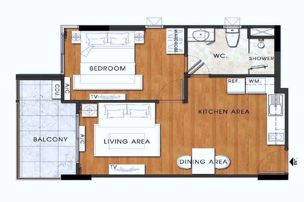 New Apartment Ttl B209 In New Rawai Beach Residence With Tropical Pools Eksteriør billede